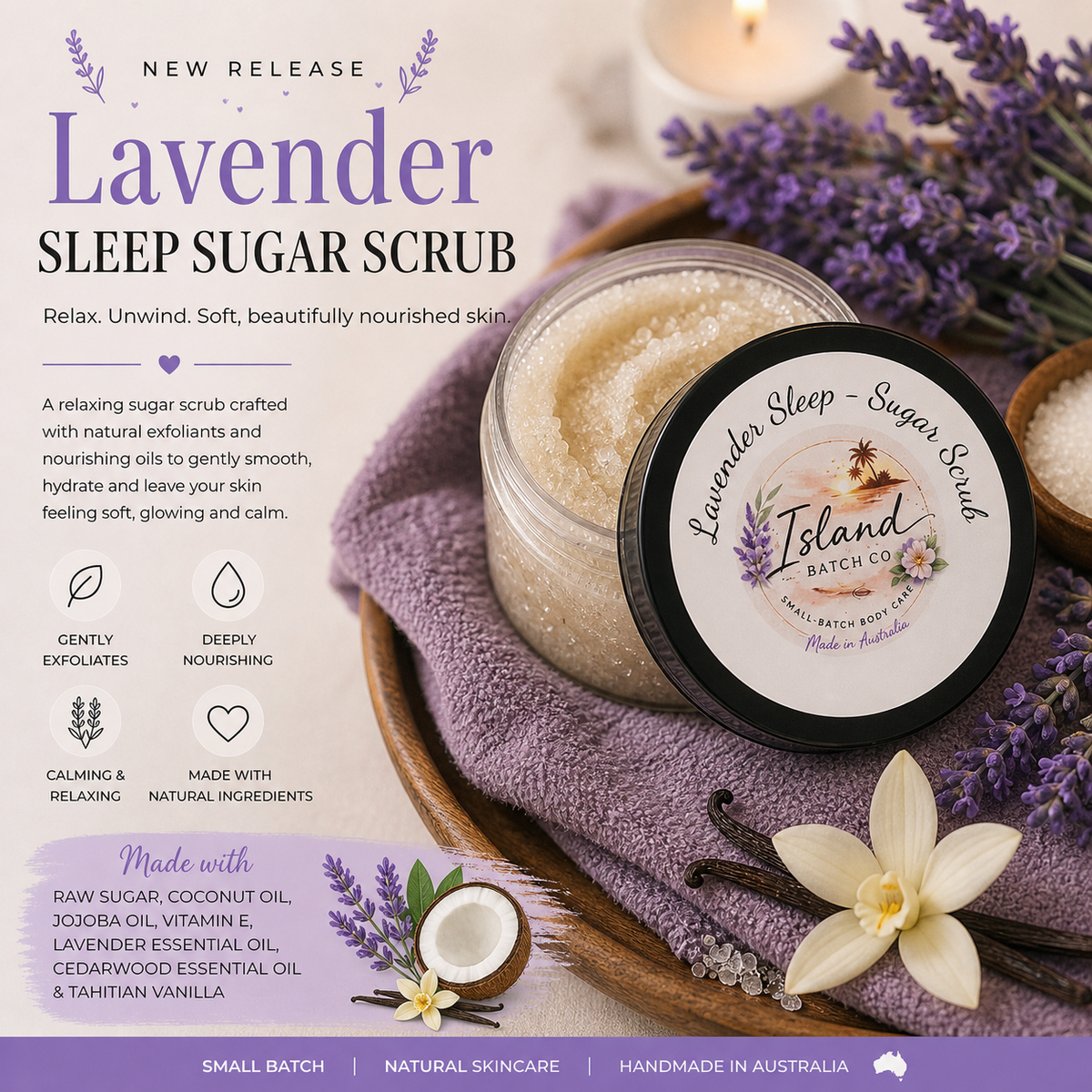 Lavender Sleep - Sugar Scrub